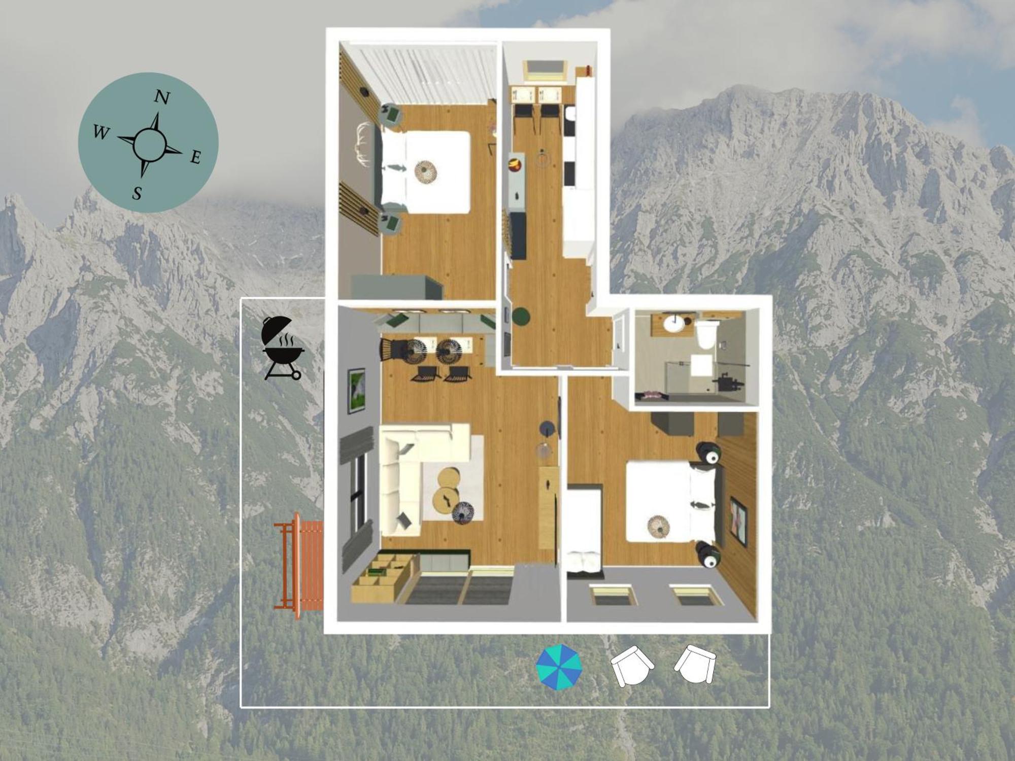 Die Karwendelsuite - 5 Sterne Fewo Mit Bestem Bergblick, Zentrumsnah & Ruhig Gelegen, Familienfreundlich Mittenwald Zewnętrze zdjęcie